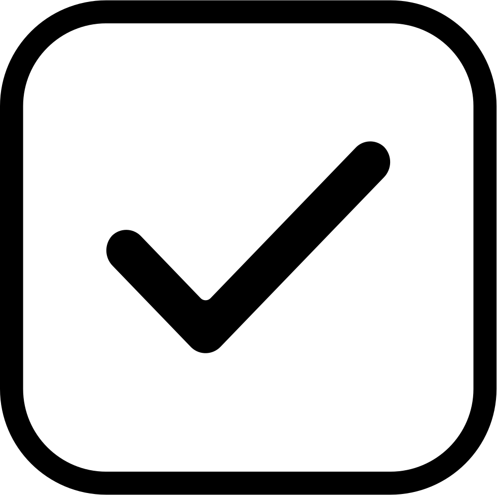 Checkbox Png Download - The Noun Project (981x978), Png Download