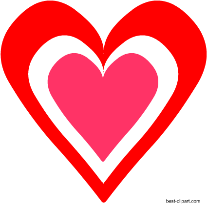 Heart Inside A Heart Free Clip Art - Heart Inside Heart (450x450), Png Download