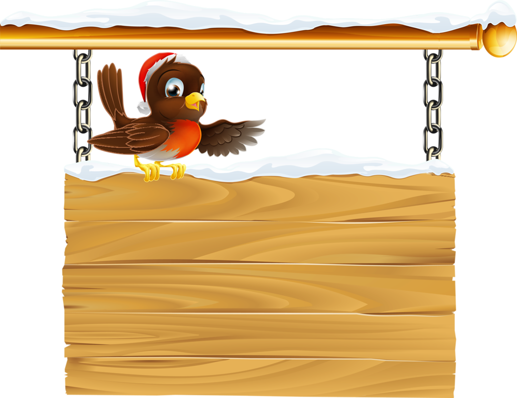 Snow Clipart Wooden Sign - Christmas Wood Sign Png (1024x789), Png Download