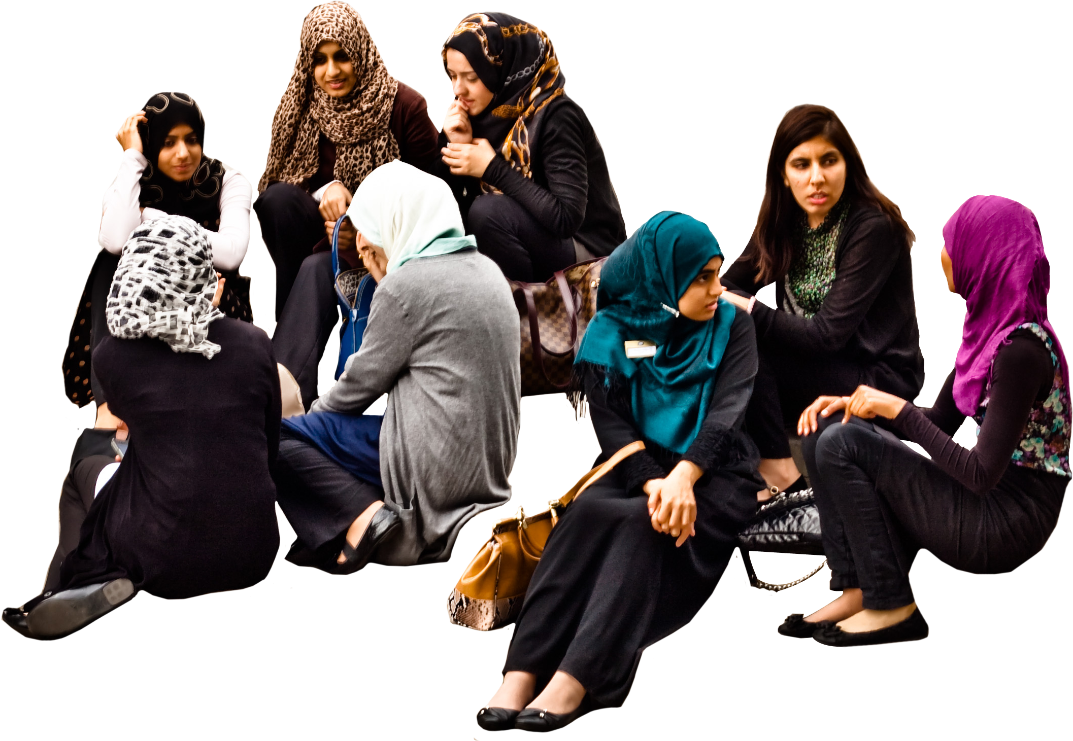Free Icons Png - Muslim Women San Diego (2113x2113), Png Download