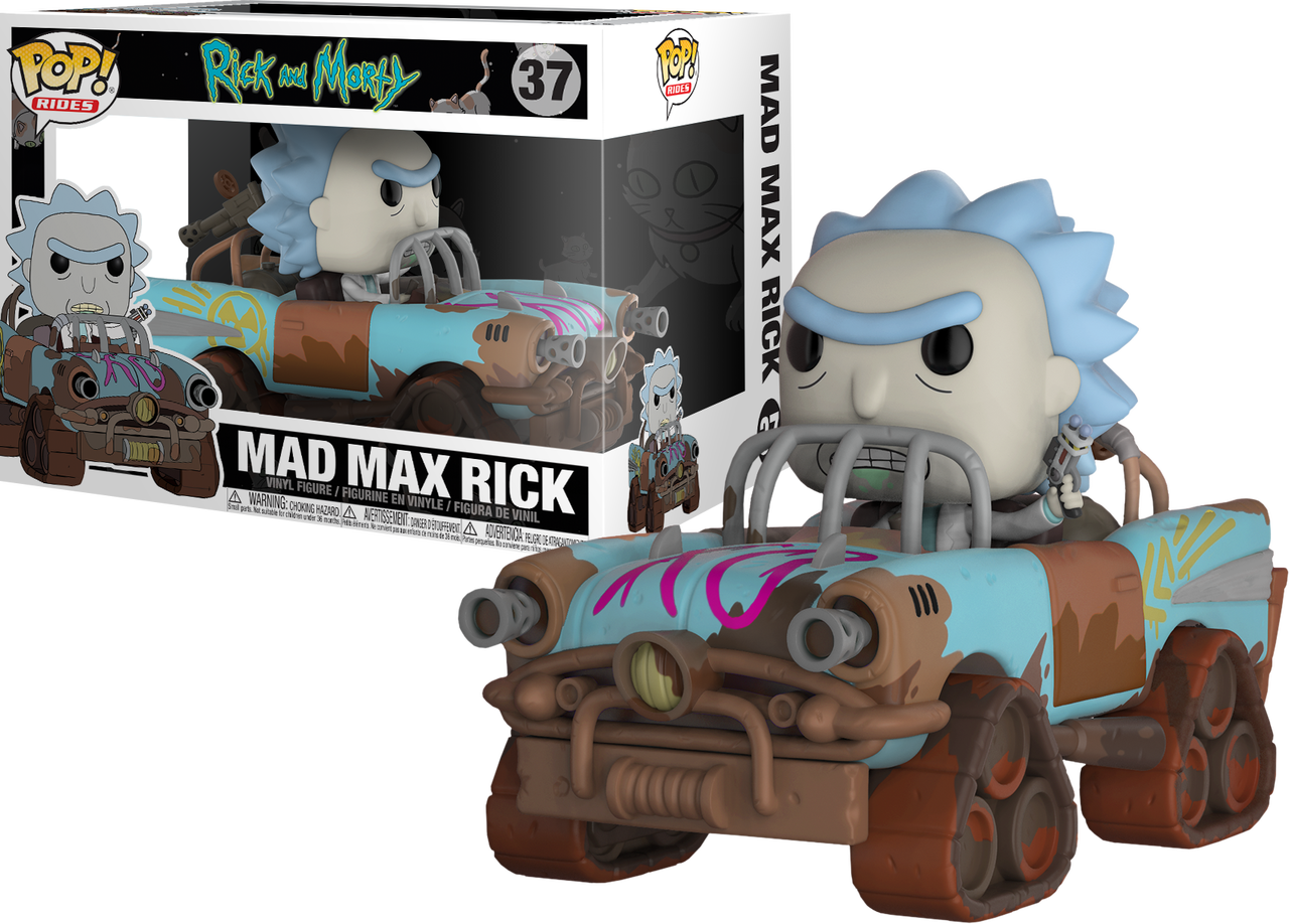 Pickle Rick Pop Vinyl Uk Labzada Wallpaper - Mad Max Rick Pop (600x600), Png Download