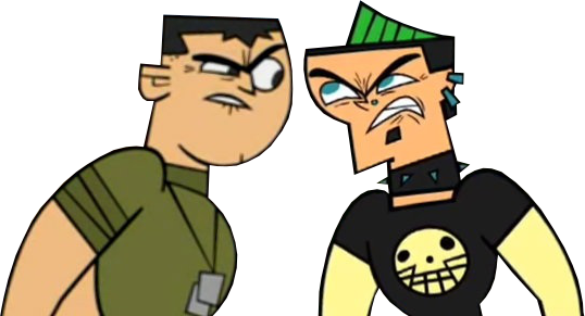 Brick V S Duncan By Original58-d8j7gr5 - Brick Total Drama Island (538x291), Png Download