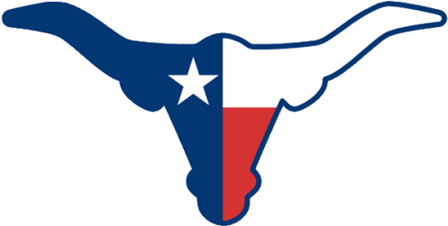 Free Icons Png - Texas Flag Longhorn (500x260), Png Download