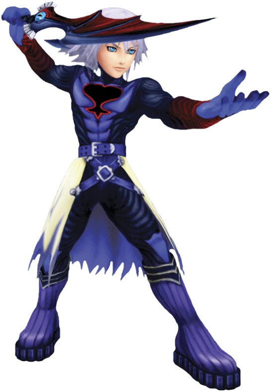 Riku-sword - Kingdom Hearts Riku Fight (545x788), Png Download