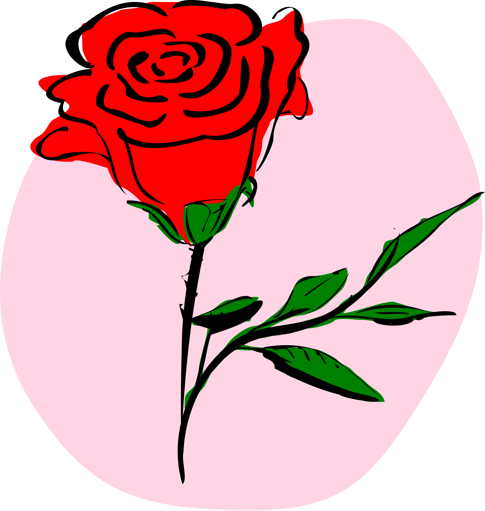 Coloured Rose Large 900pixel Clipart, Coloured Rose - Rose Clipart (857x900), Png Download