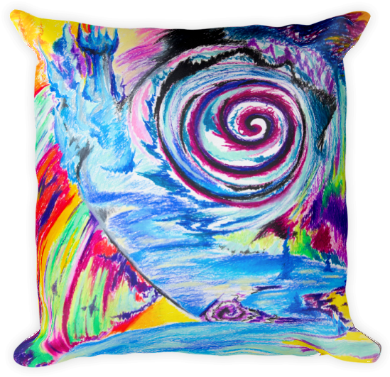 Zamzon Heart Throw Pillow - Cushion (600x600), Png Download