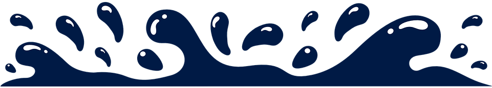 Splash Line Blue Dark Design Color Water A - Clip Art Water Splatter Png (680x340), Png Download
