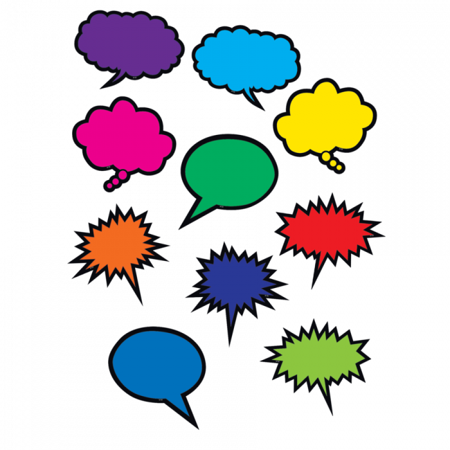 Cut Out Cards - Thought (650x650), Png Download