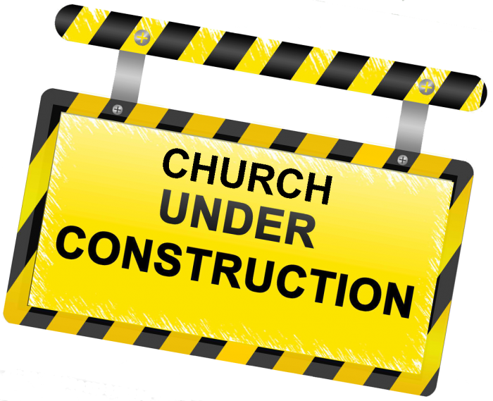 Under Construction Church 0 0 - Church Renovations Clip Art (700x569), Png Download