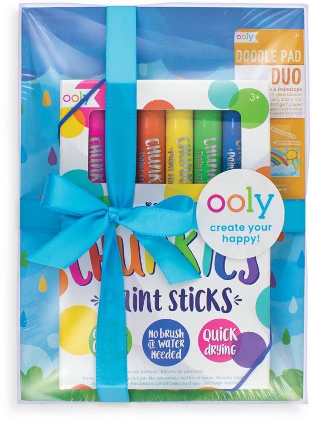Budding Artist Kids Paint Gift Set - Ooly - Chunkies Paint Sticks | Scout & Co (800x800), Png Download
