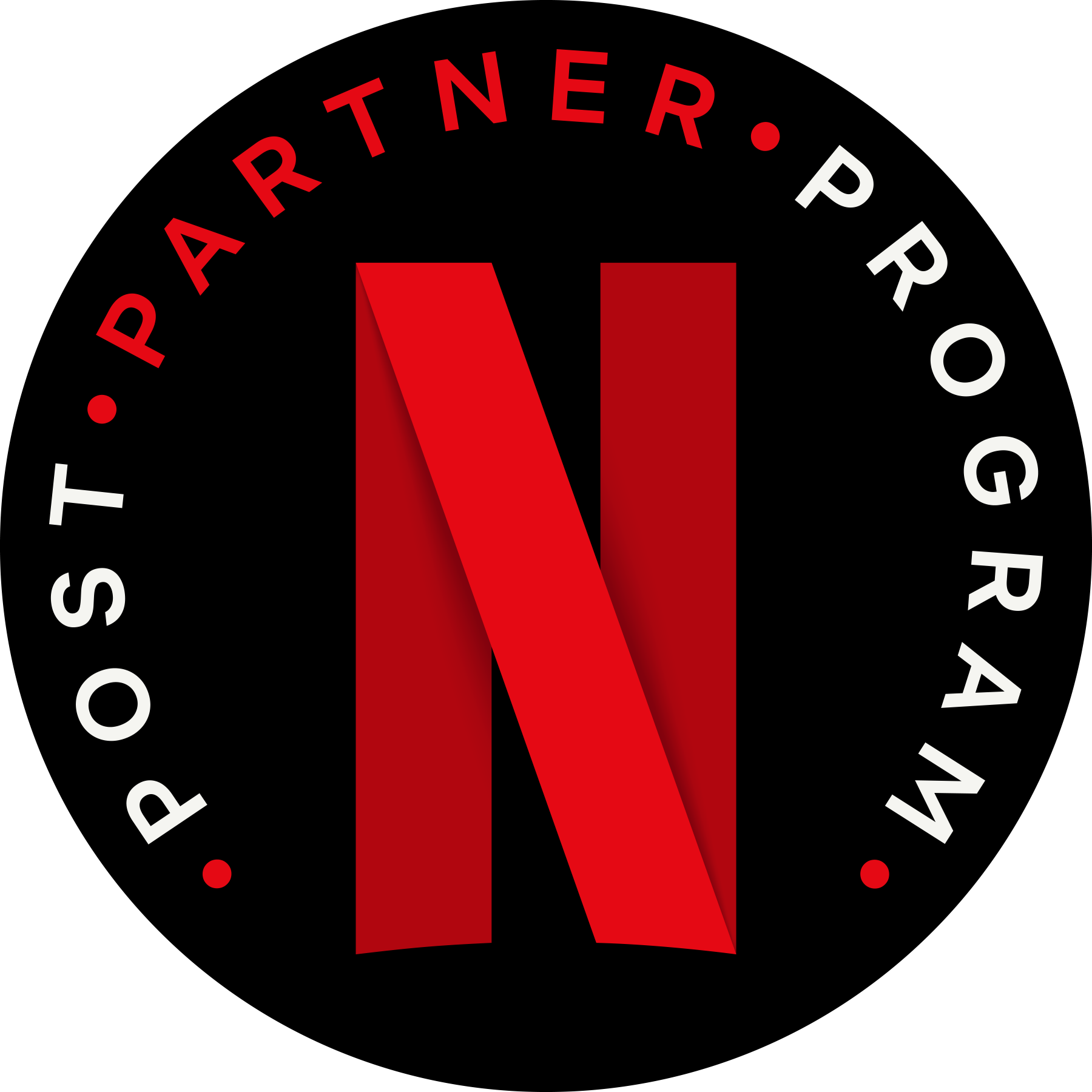 The Netflix Post Partner Program Collaborates With - Circle (1800x1800), Png Download