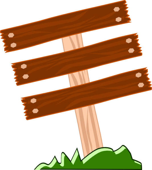 Free Icons Png - Png Clipart Wooden Sign Board (534x597), Png Download