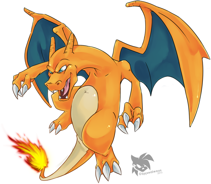 What Type Of Pokemon Is Charizard Red By - Pokemon Images Of Charizard (900x787), Png Download