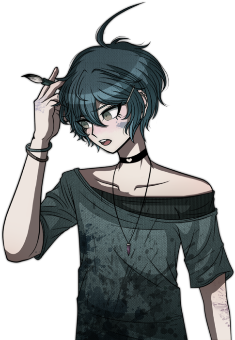 4 - Danganronpa V3 Shuichi Sprites (500x703), Png Download