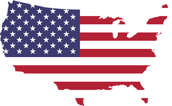 America Art Borders Cartography Country Fl - United States Png (552x340), Png Download