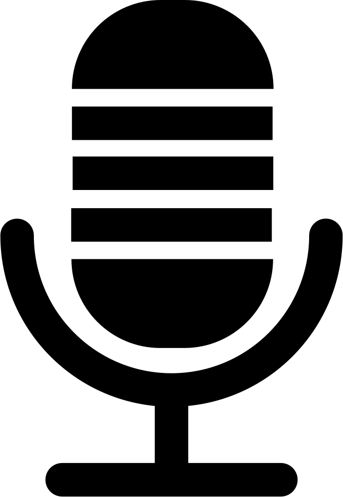 Voice Recorder Microphone Png Icon Free Download - Recording Device Clipart (678x981), Png Download