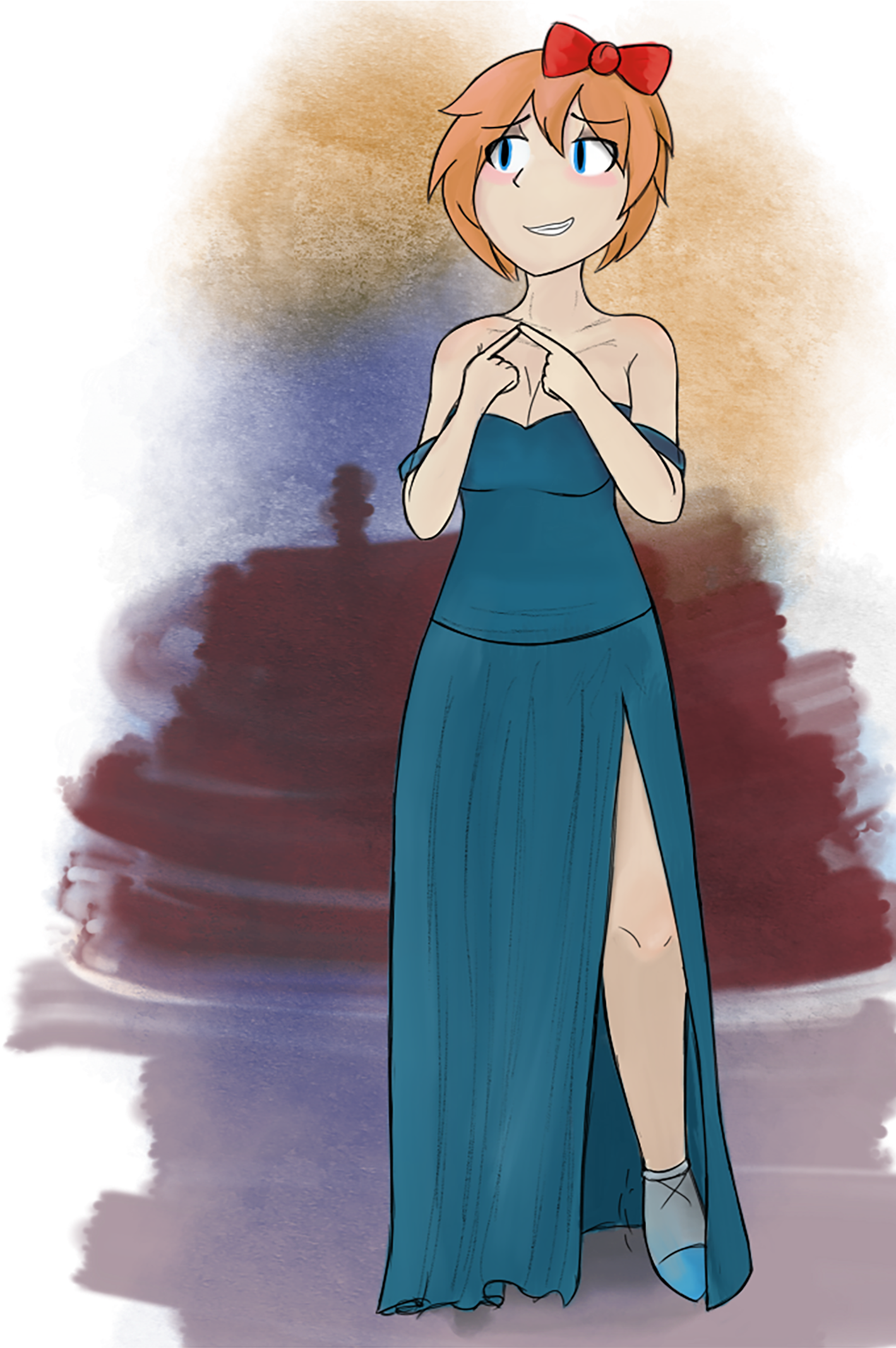 Ddlc Sayori Dress (1449x2133), Png Download