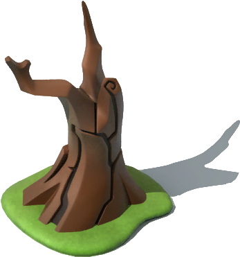 Dead Tree - Tree (351x377), Png Download