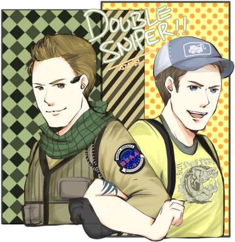 Resident Evil 6 X Left 4 Dead - Sniper (500x507), Png Download