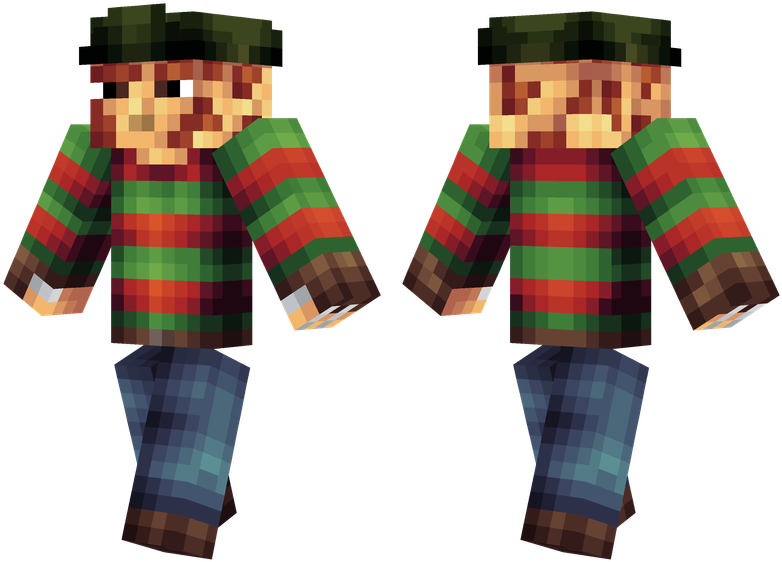 Freddy Krueger - Freddy Krueger Skin Para Minecraft (804x576), Png Download