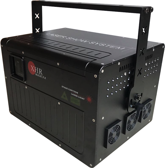 Xhr Outdoor Rgb 20watt White Laser Beam Show Light - Laser (750x750), Png Download