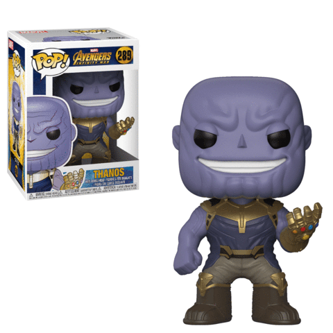 Pop Marvel - Thanos Bobblehead (480x480), Png Download