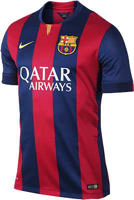 Fc Barcelona Home Kit - Barca Kit 2014 15 (400x400), Png Download