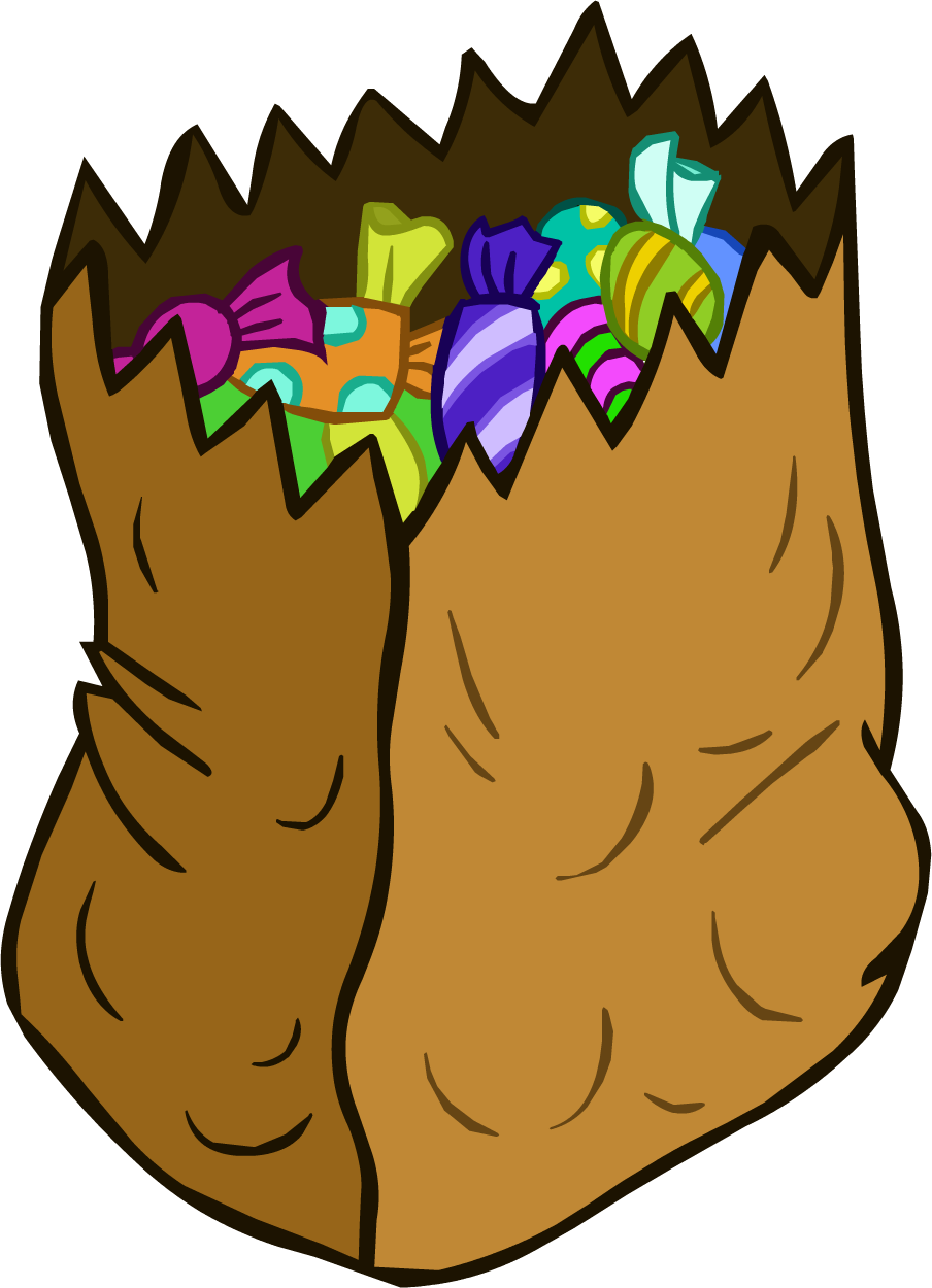 28 Collection Of Halloween Candy Bag Clipart - Halloween Candy Clipart Bag (904x1250), Png Download