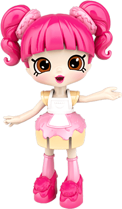 Shopkins Happy Places Season 3 Donatina - Shopkins Happy Places Donatina (575x475), Png Download