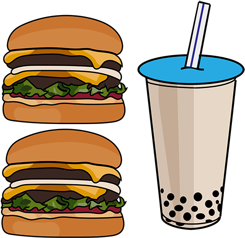 Grace Teaney Transparent Munchies - Boba Clipart Png Transparent (500x700), Png Download