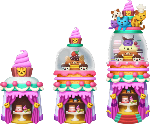 Kawaii Business Kawaii Sweetness Level 1to3 - Playset (578x477), Png Download