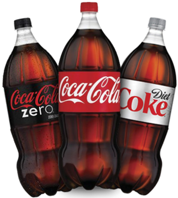 Picture Black And White Download Bottle Transparent - Coca-cola - 2 L Bottle (350x390), Png Download