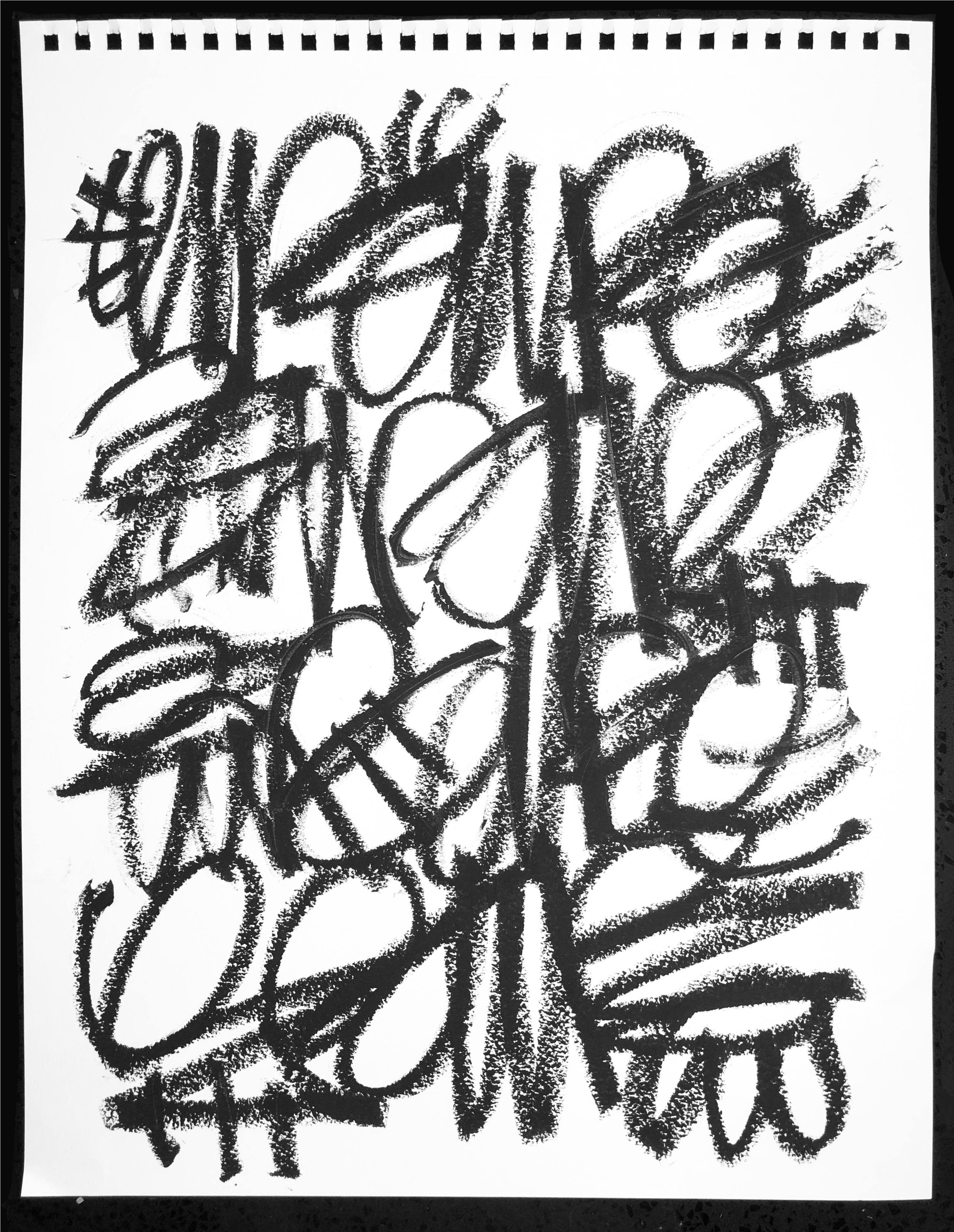 Clipart Black And White Stock Alic Daniel Black Scribble - Drawing (3216x4151), Png Download