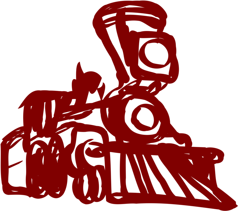 The General Train Steam Locomotive Art - Train (970x750), Png Download