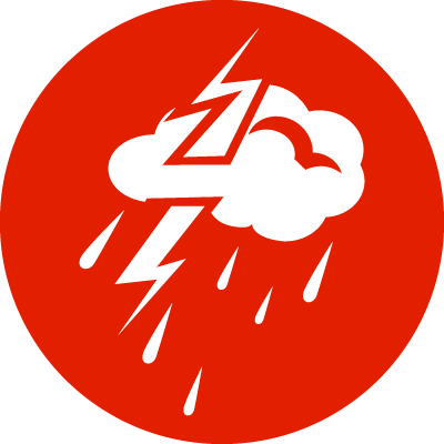 Storm And Wind Damage Restoration - Icons Storm Circle Png (400x400), Png Download