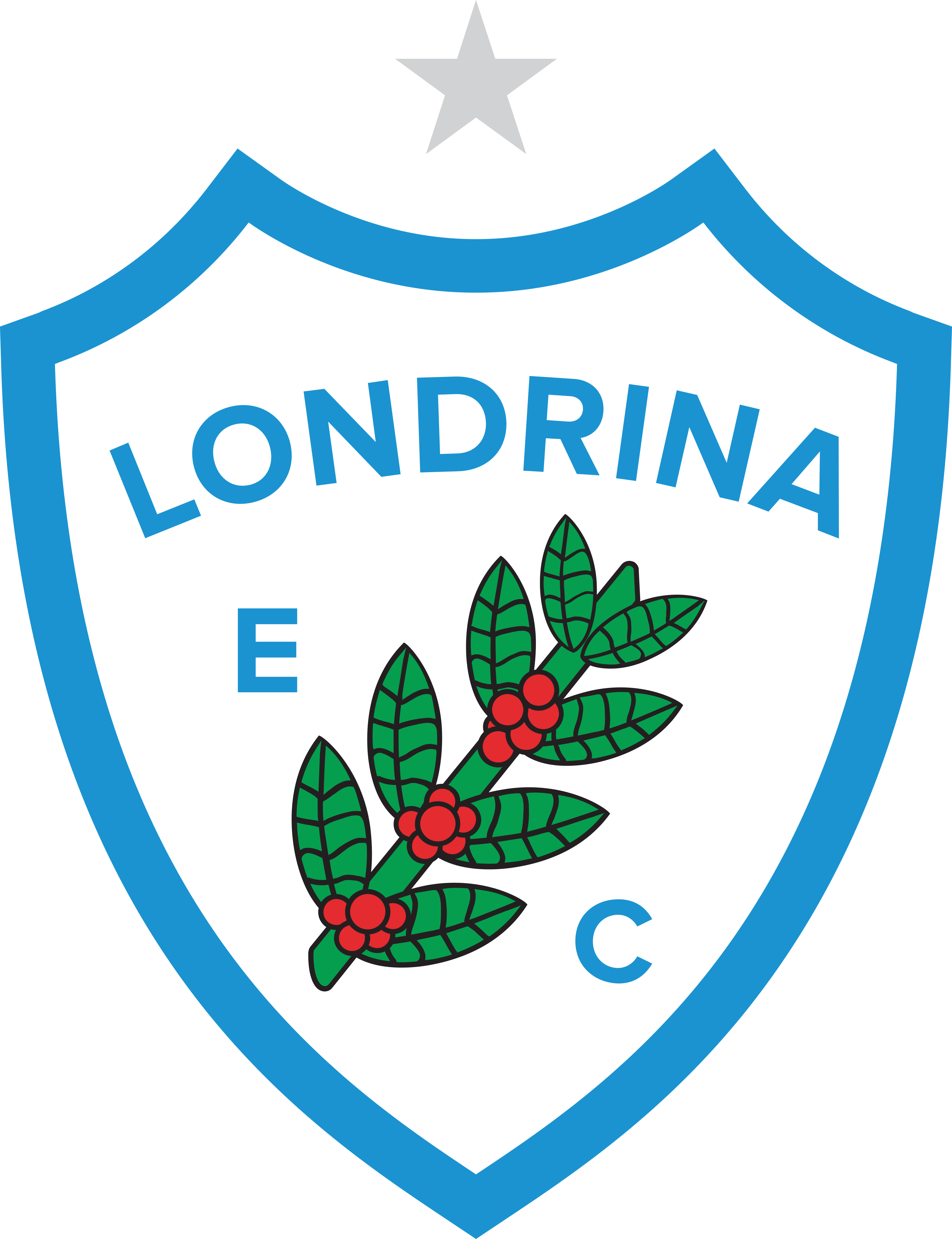 Clique Na Imagem Que Deseja Para Baixar O Logo / Escudo - Londrina Esporte Clube (3500x4553), Png Download