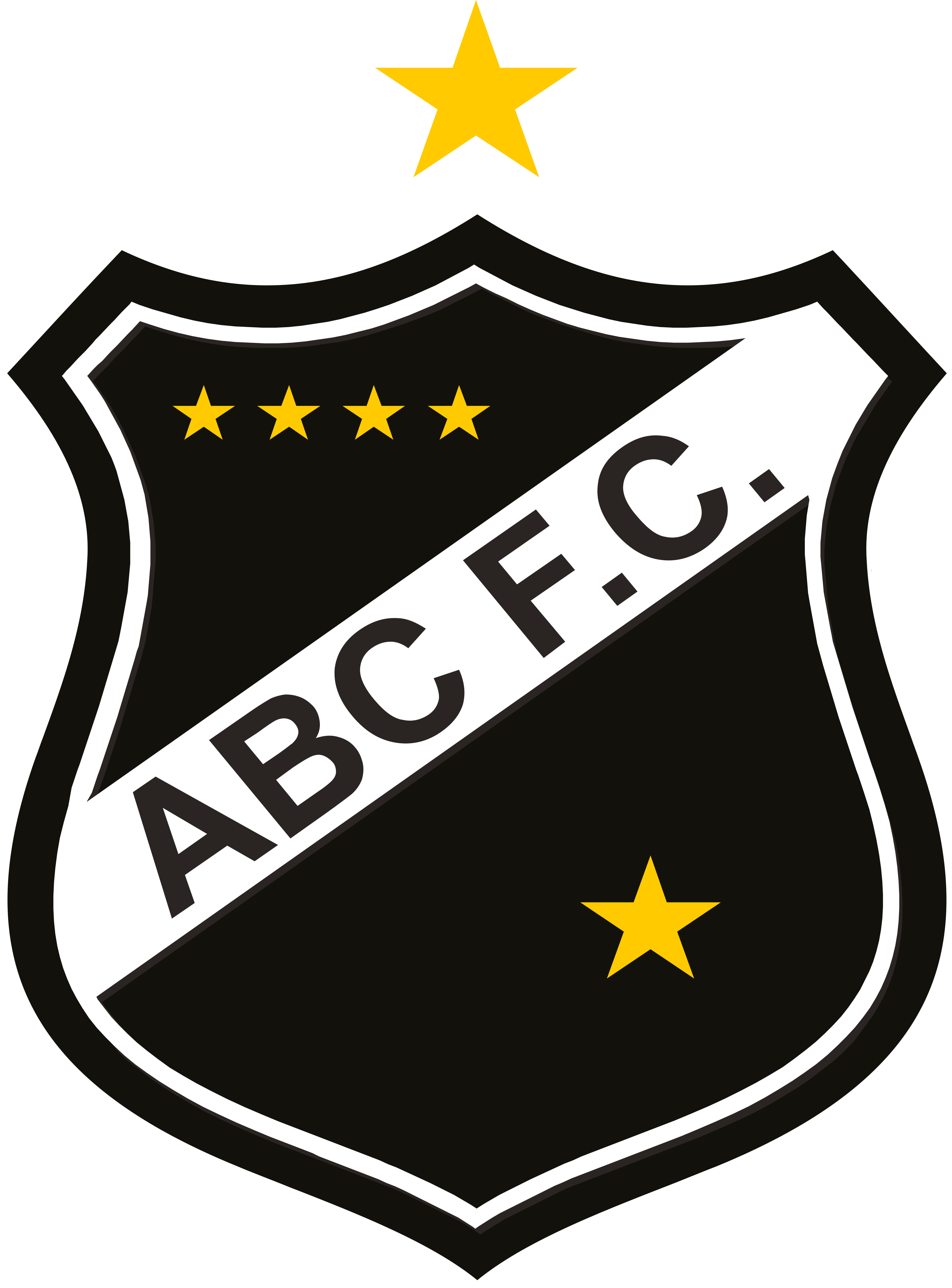 Abc Fc Logo, Escudo - Abc Futebol Clube Png (3500x4733), Png Download