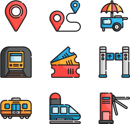 Subway Station 30 Icons - School Facilities Icon Png (600x564), Png Download
