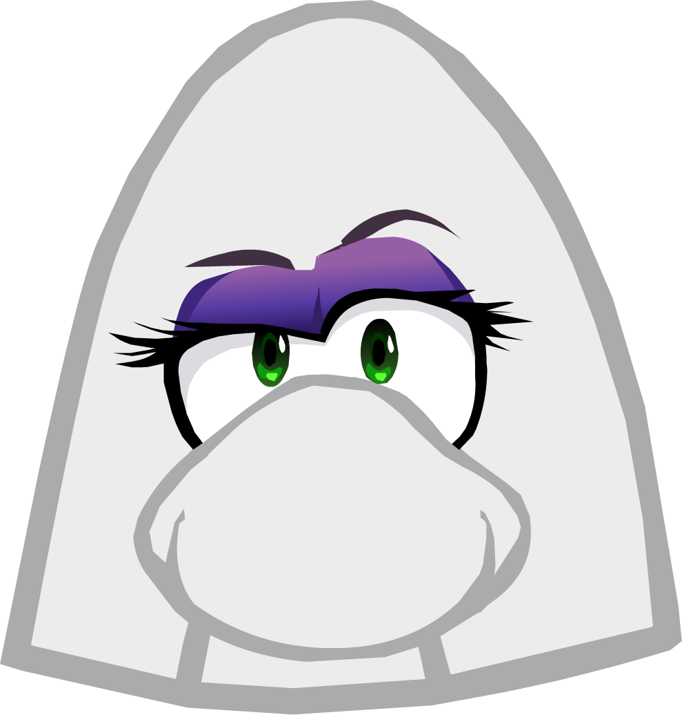 Mal's Makeup Icon - Codigos De Cara De Free Penguin (989x1036), Png Download