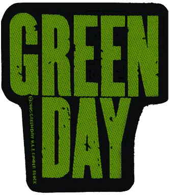 Green Day Logo - Green Day Band Logo (348x382), Png Download