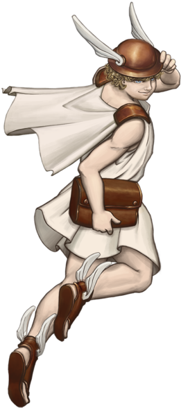 Hermes Greek God Png Graphic Stock - Greek God Hermes Png (500x675), Png Download