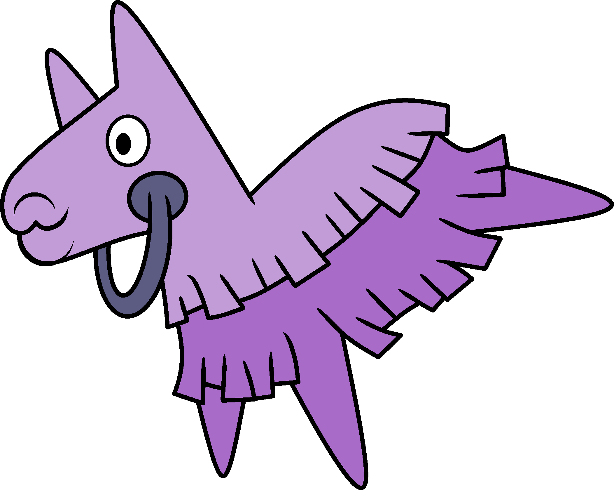 Piñata Time - Steven Universe Amethyst Pinata (2105x1678), Png Download