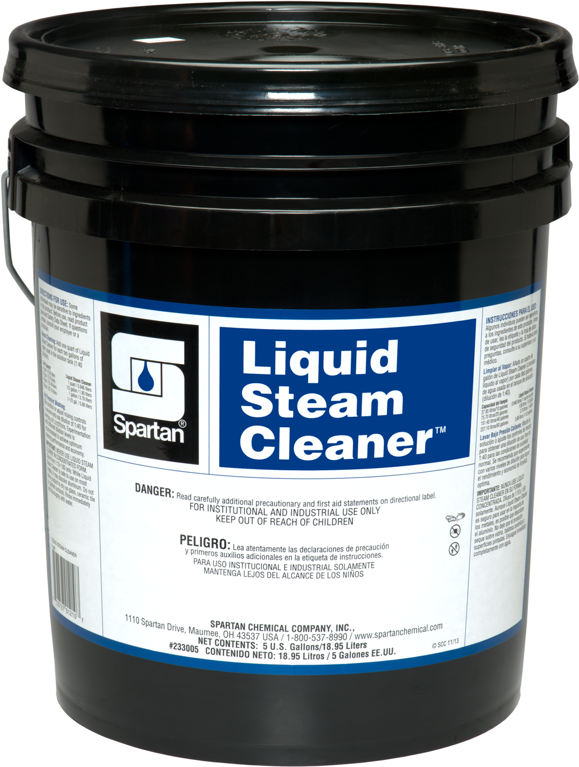 233005 Liquid Steam Cleaner - Spartan Chemical Spartan Clothesline Fresh Liquid Alkali (1353x1894), Png Download