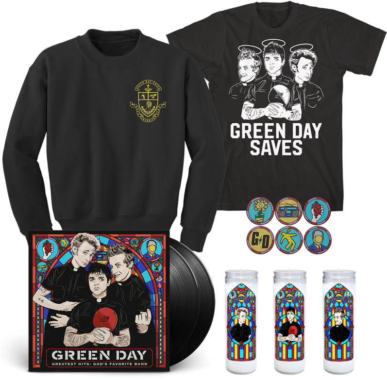 Green Day - Greatest Hits: God's Favorite Band (music (800x800), Png Download