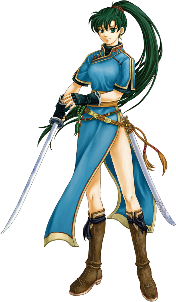 Ferk Lyn - Fire Emblem Lyn (617x1060), Png Download