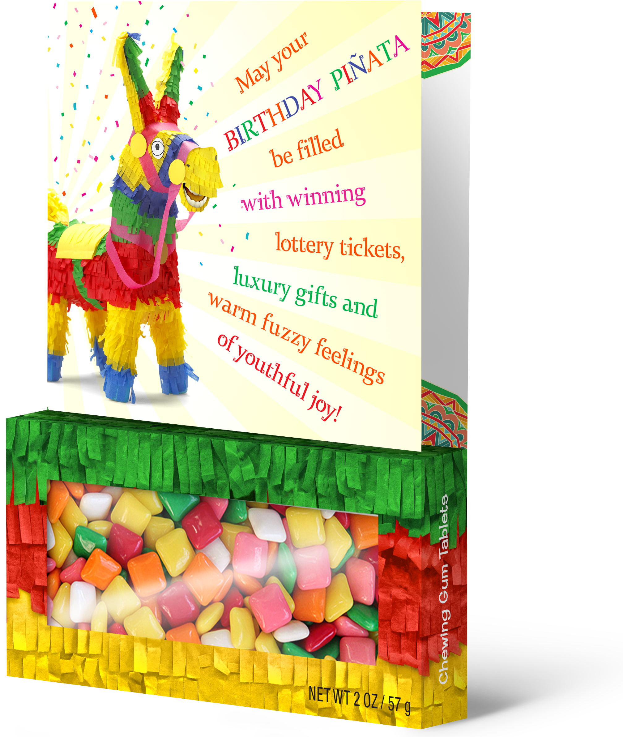 Piñata - Greeting Card (2028x2400), Png Download
