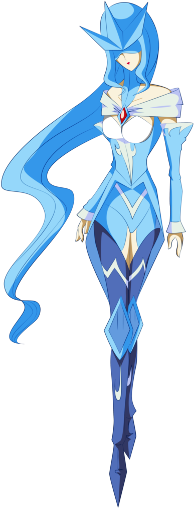 Articuno Gijinka By The Last Silver Moon - Articuno Gijinka (400x1029), Png Download