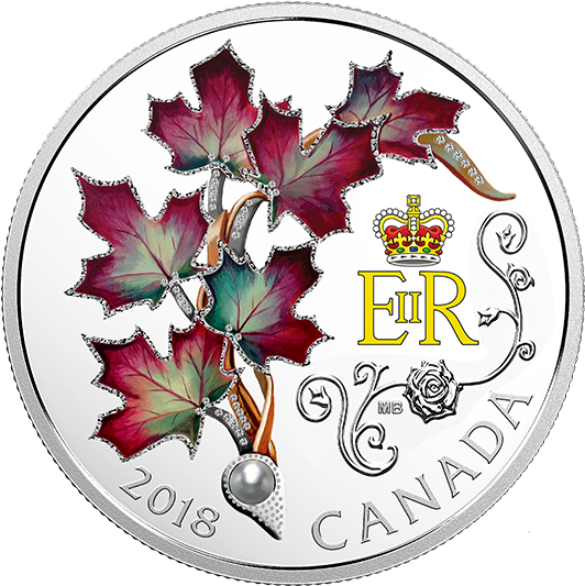 Pure Silver Coin - Queen Elizabeth 2nd Coat Of Arms (570x570), Png Download