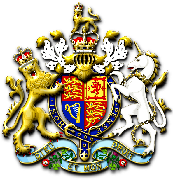 The Coronation Of Queen Elizabeth Ii - Royal Coat Of Arms (592x666), Png Download