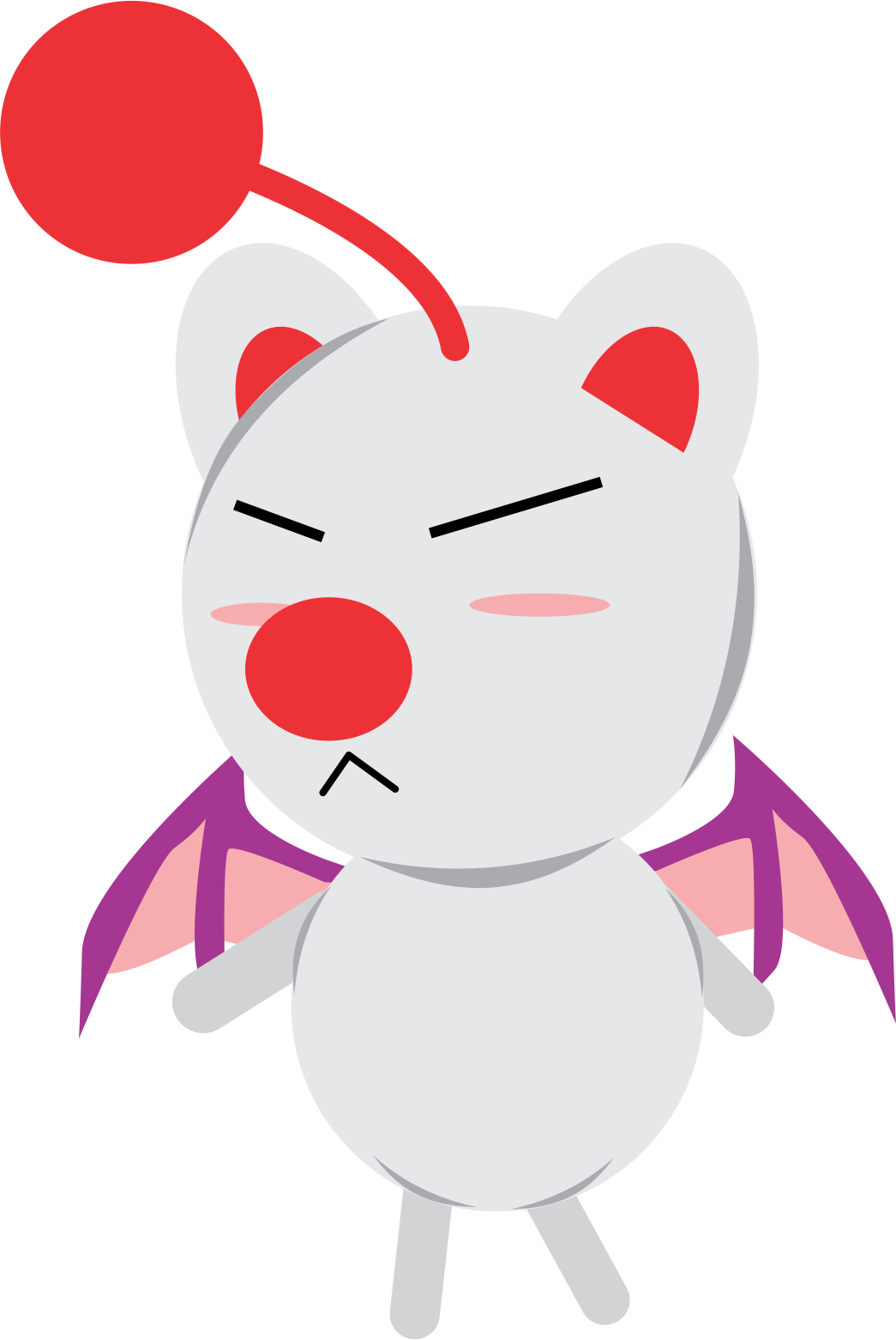 Moogle - Twoleg (1045x1562), Png Download
